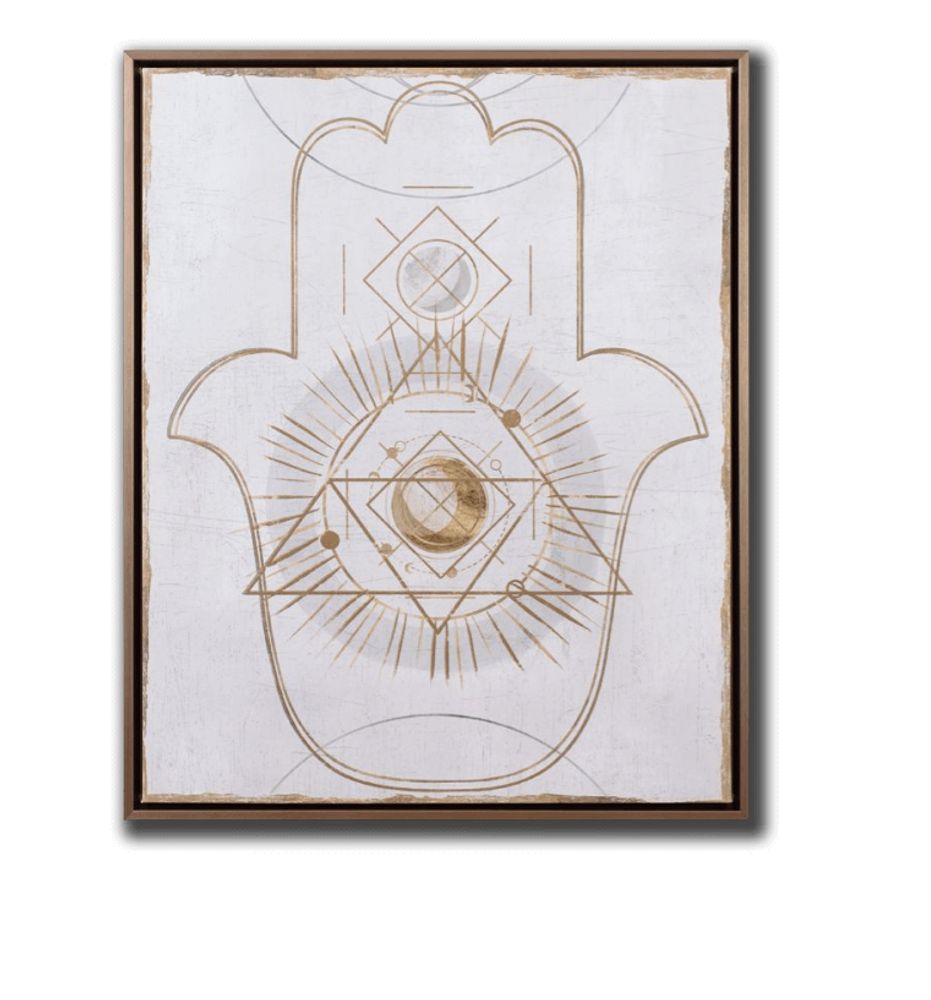 Gold Hamsa II Painting AFF313