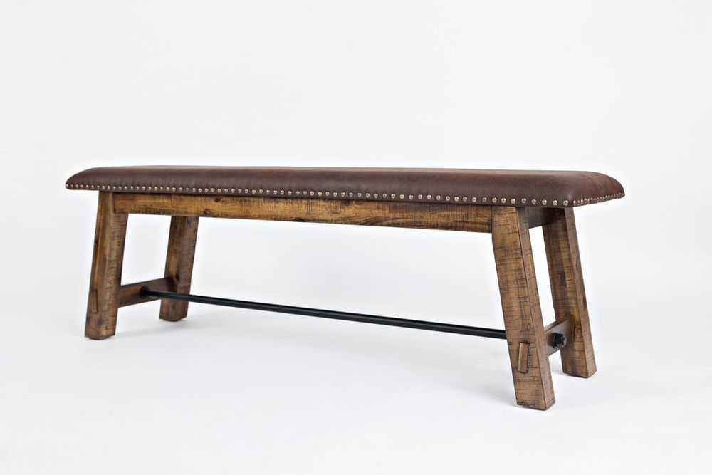 Cannon Valley Dining  Bench with Upholstered seat