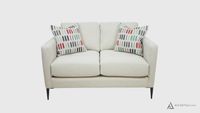 Vista Fabric Loveseat - Effie Ivory