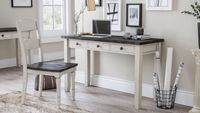 Madison County Power Desk Vintage White Finish