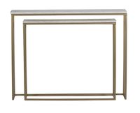 Marble Console Table-Set of 2