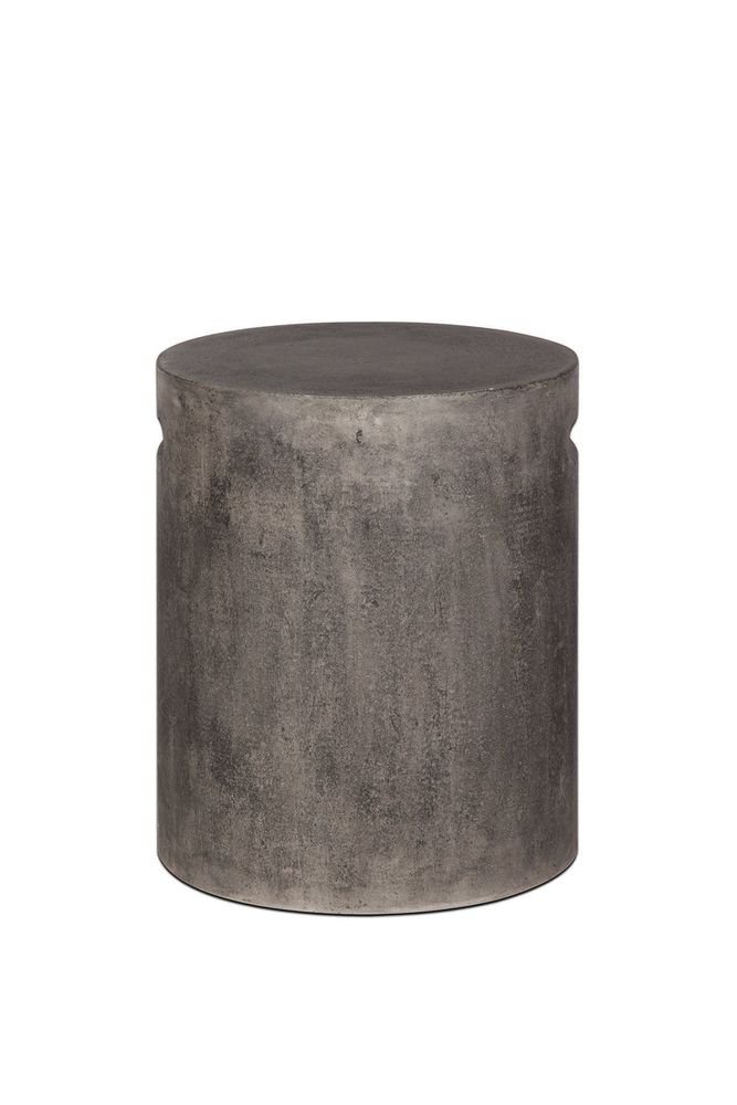 Concrete Round Stool With Handle