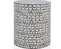 Global Archive Round Capiz Accent Table 1730-2814GTR