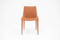 Tango Dining Chair-Orange/Brown Set of 2