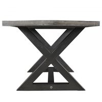 Zax Rectangular Dining Table in Distressed Grey