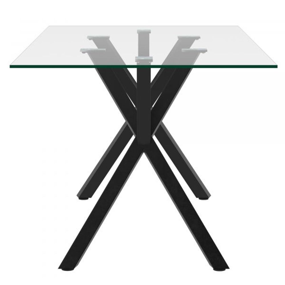 Stark Rectangular Dining Table in Black