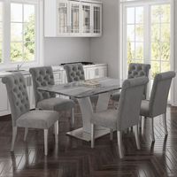 Napoli Rectangular Dining Table in Grey