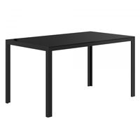 Contra Rectangular Dining Table in Black