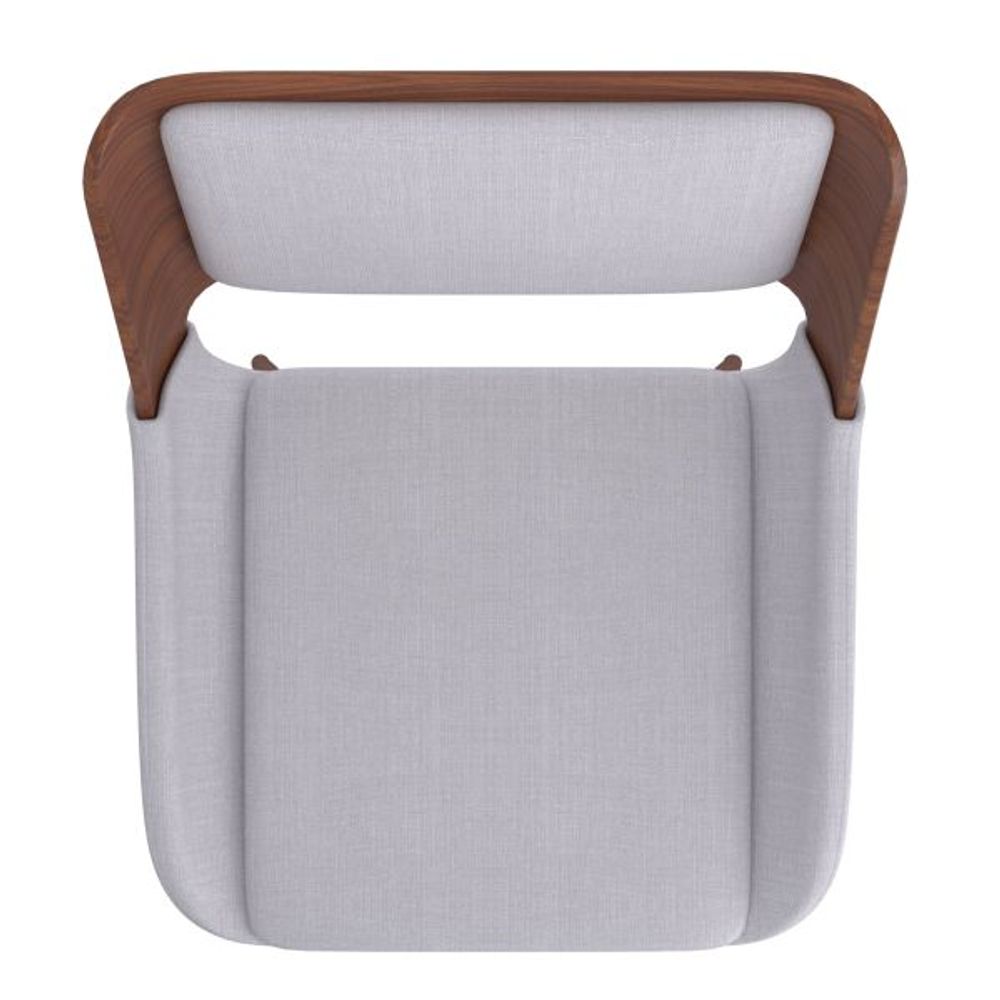 Hudson Side Chair in Grey Fabric