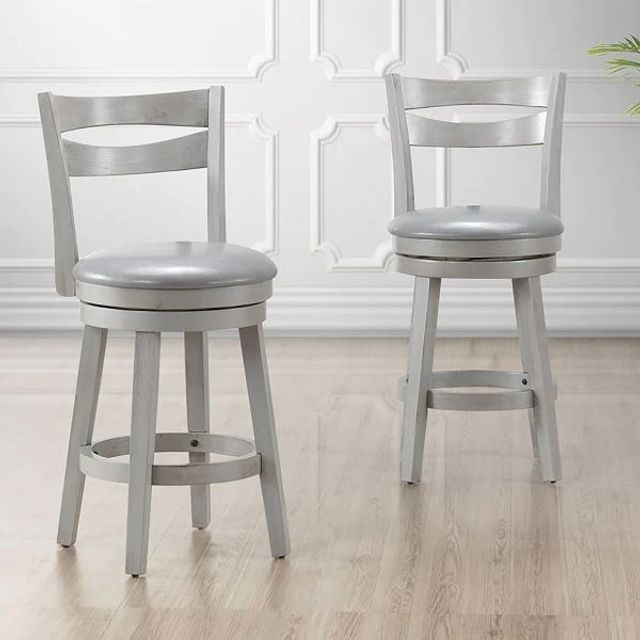 Harlo 26'' Counter Stool, set of 2 in Grey