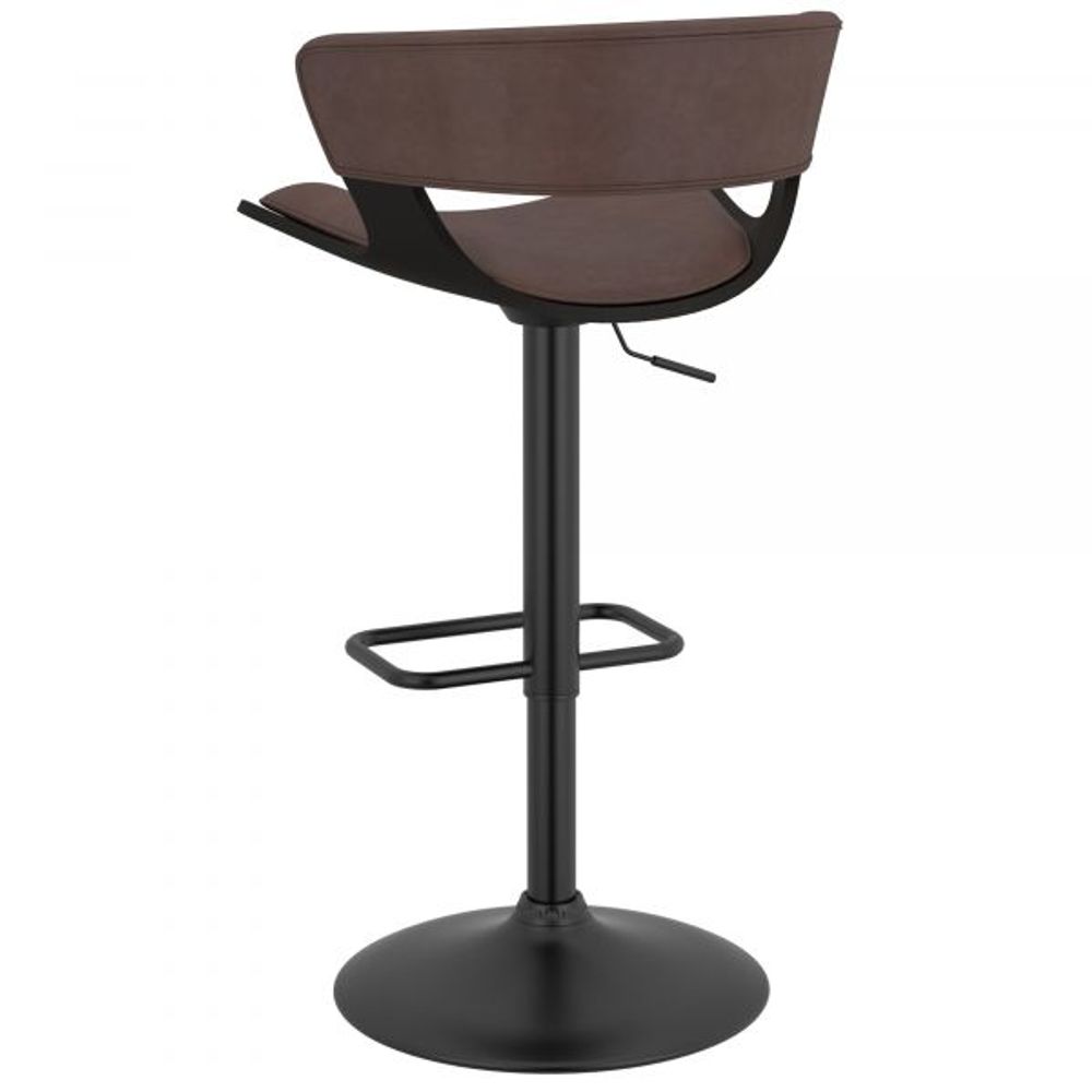 Rover Air Lift Stool in Brown