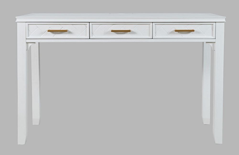 Gramercy power desk white