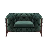 Barnaby Club Chair - Emerald Velvet