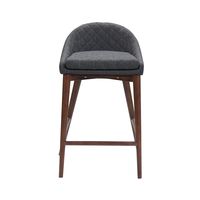 Mila Counter Stool - Dark Grey