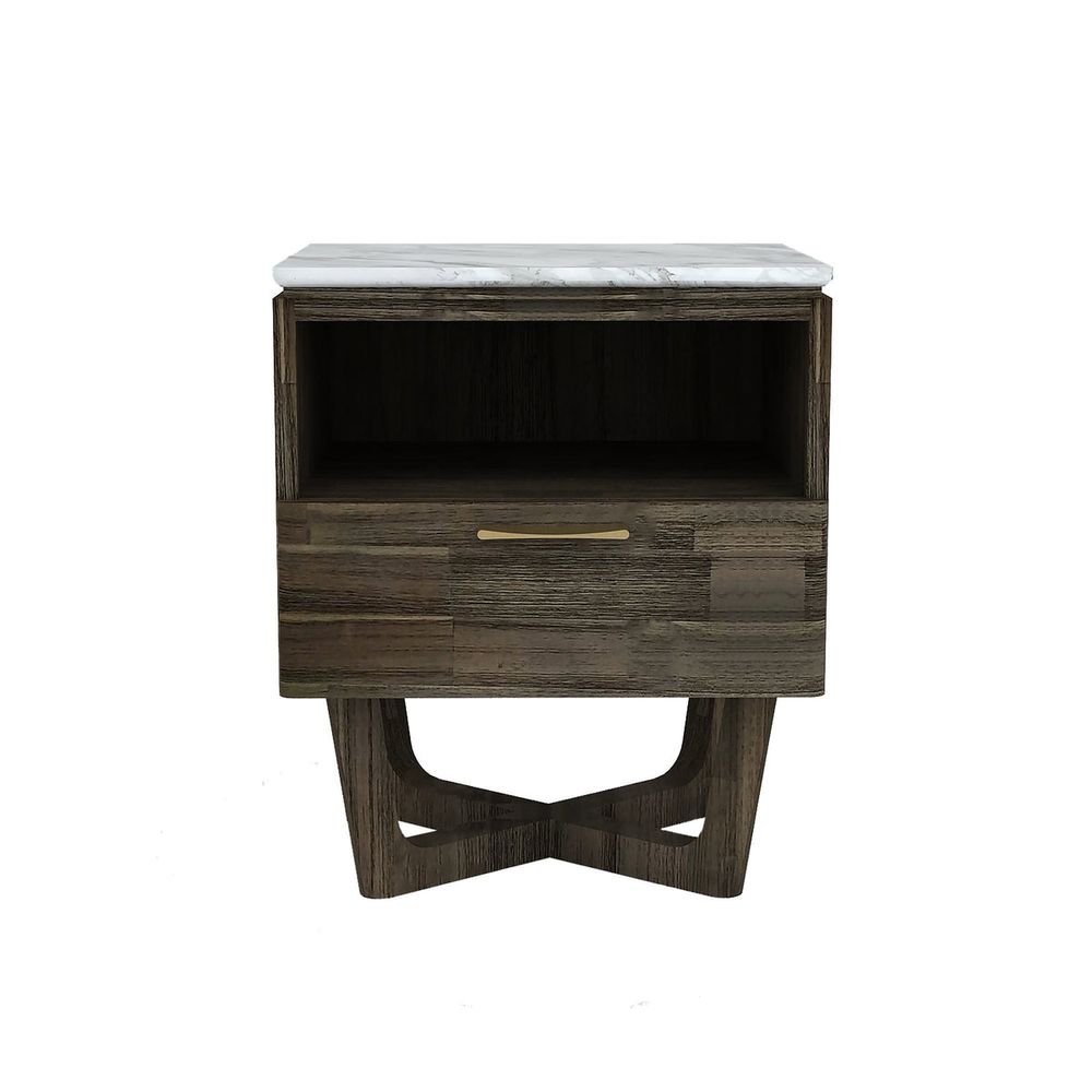 Aura 1 Drawer Nightstand with Shelf