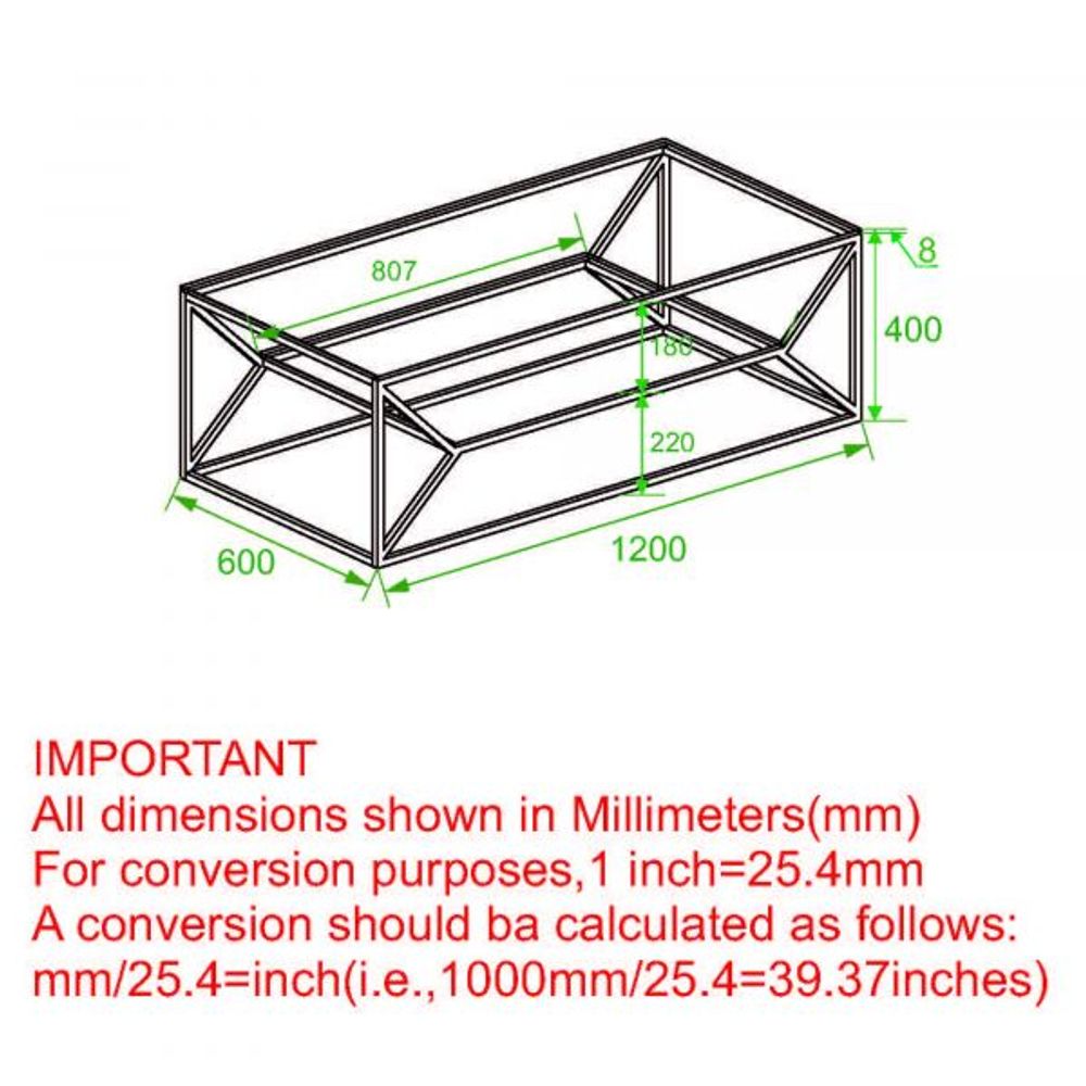 Dragor Coffee Table in Silver