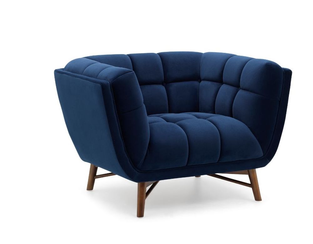 Kitsilano Accent Chair - Dark Blue#28