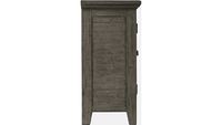 Rustic 4 Door Low Cabinet 54" - Stone