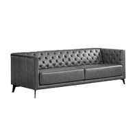 Arianna Faux Leather Sofa