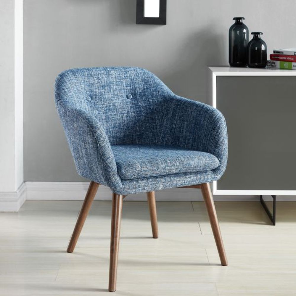 Minto Accent/Dining Chair in Blue Blend