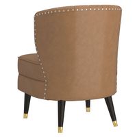 Kyrie Accent Chair in Saddle