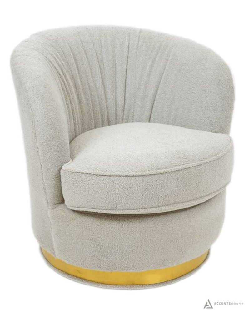 Ted Swivel Chair - Sand