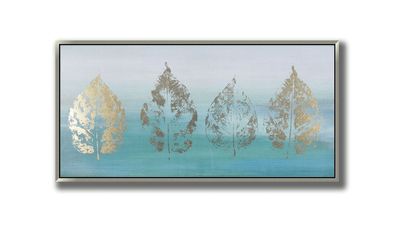 Gilded Leaves Metallic foil Painting ACP3800