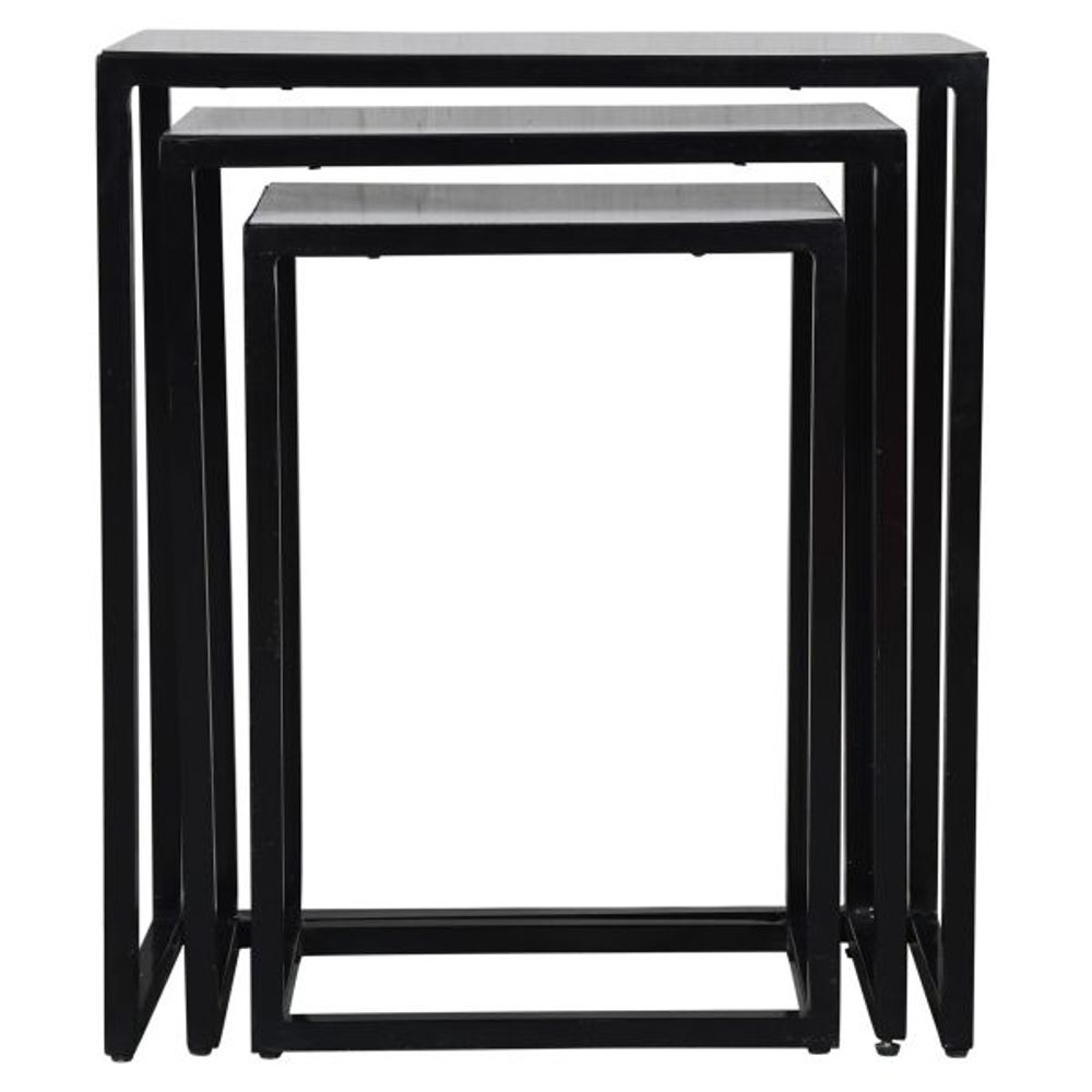 Manav 3pc Accent Table in Black