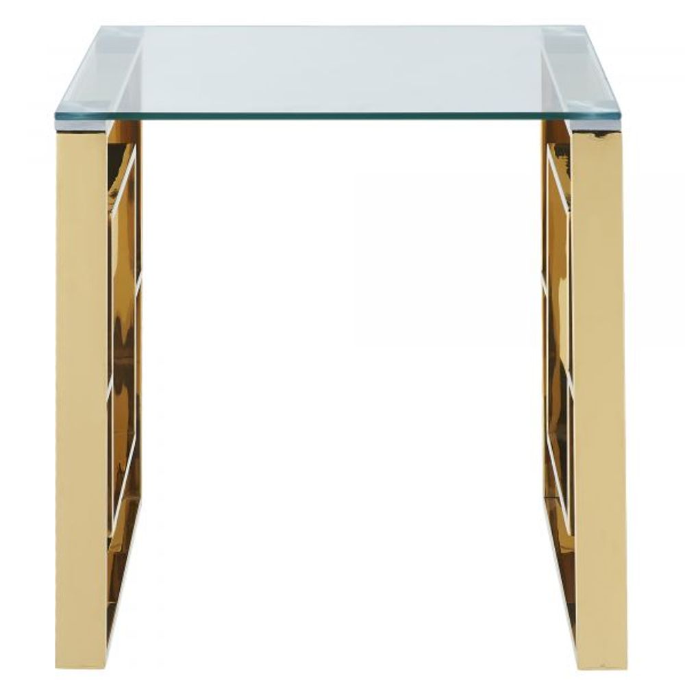 Eros Accent Table in Gold