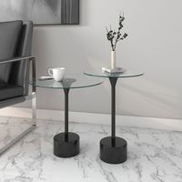 Tulip 2pc Accent Table in Black