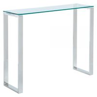 Zevon Console/Desk in Silver