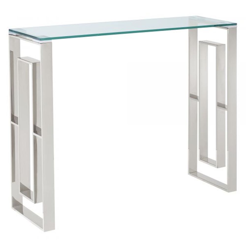 Eros Console/Desk in Silver