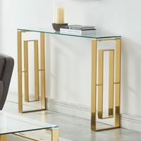 Eros Console/Desk in Gold