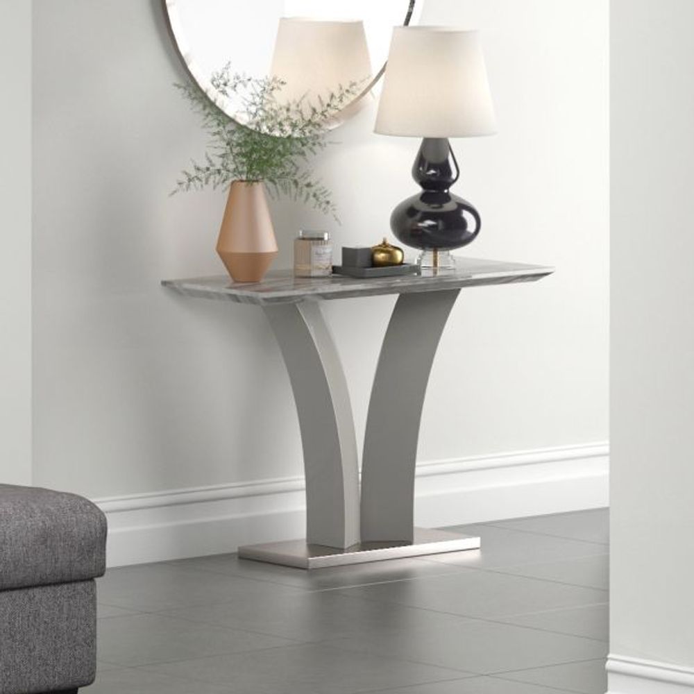 Napoli Console Table in Grey