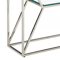 Dragor Console Table in Silver