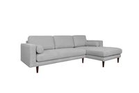 Robbie Fabric Sectional RHF - Oatmeal