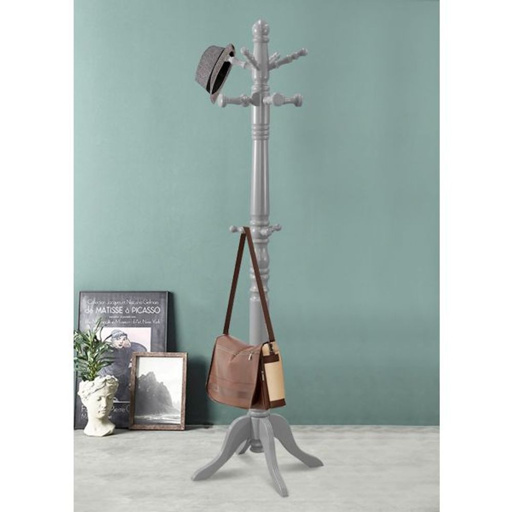 Roxton Coat Rack in Grey