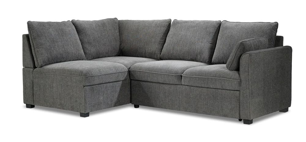 Portland Pull Out Sleeper Sectional with ottoman