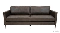 Vista Leather Sofa - Montana Charcoal