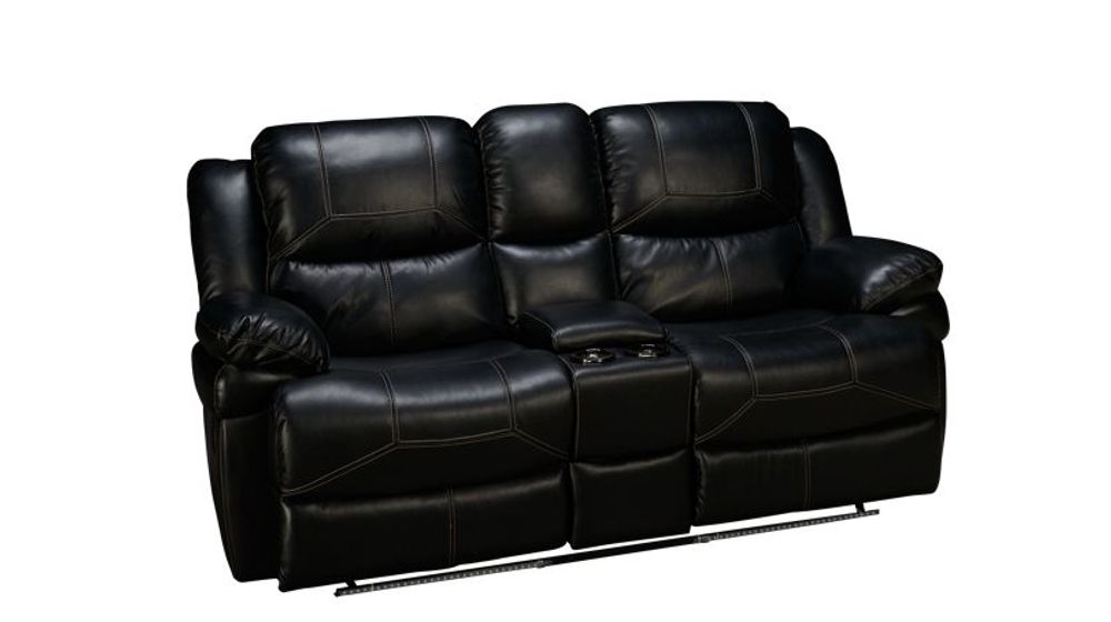 Flynn Power Recliner Loveseat - Black