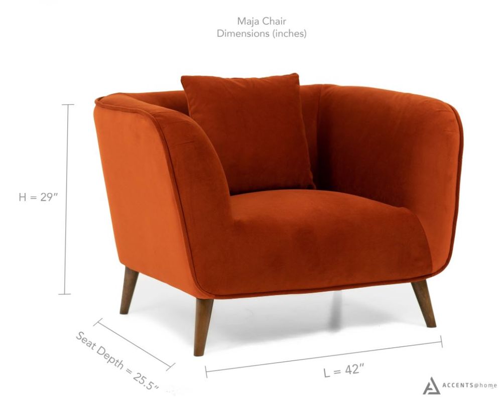 Maja Chair - Rust