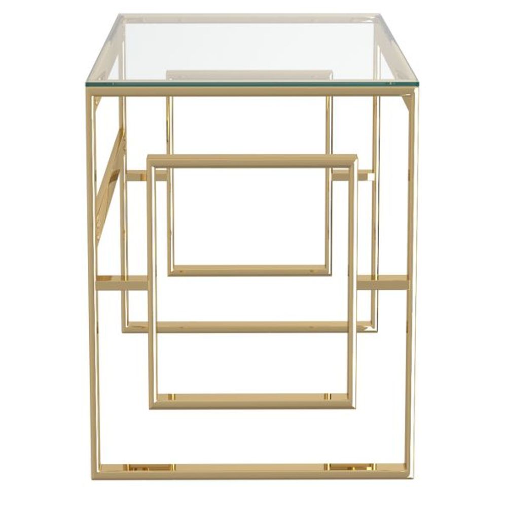 Eros Desk in Gold