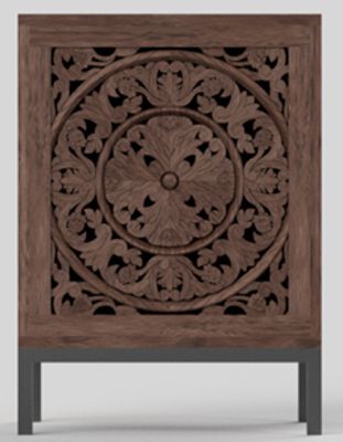 Carved Nightstand