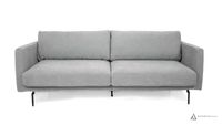 Abby Fabric Sofa With Black Metal Legs