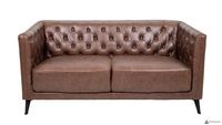 Arianna Faux Leather Loveseat