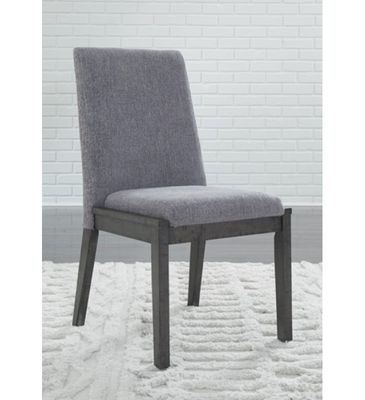 Besteneer Dining Upholstered Side Chair (2/CN) - Dark Gray