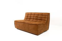 Scoop loveseat - Brown