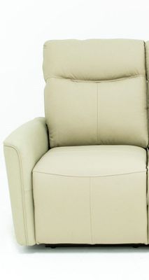 Sorel Power Genuine Leather Chair - Light Grey