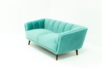 Sable Loveseat-Teal