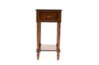 Square Multi-Tiered Plant Telephone Stand Antique Mahogany